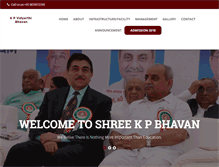 Tablet Screenshot of kpbhavan.org